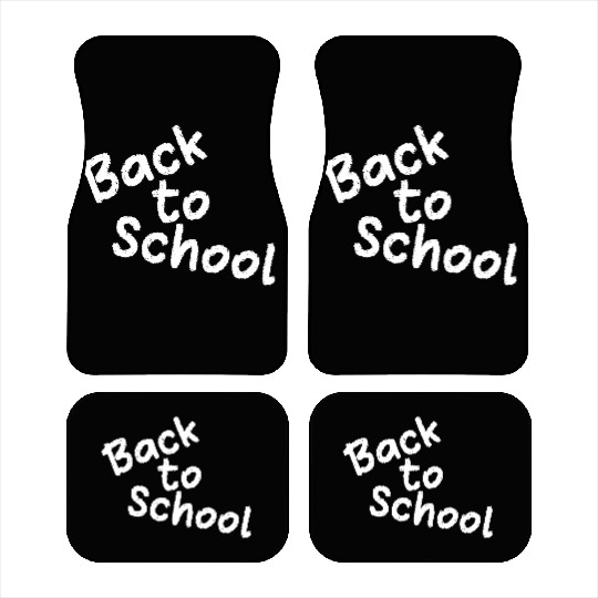 Back to School Car Mats