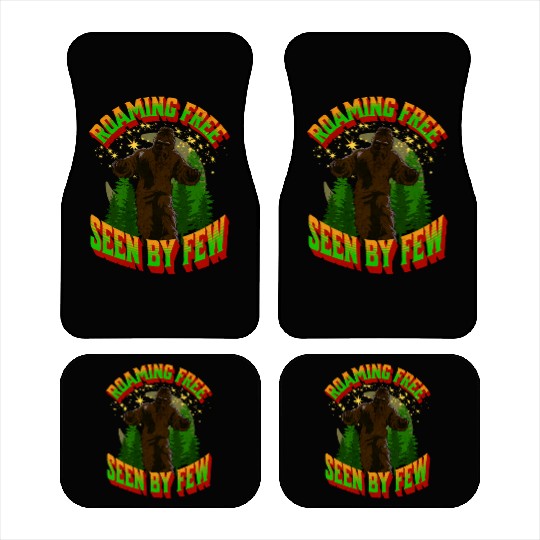 Roaring Forest Bigfoot Design Car Mats