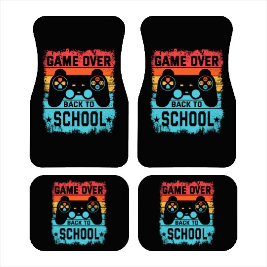 Game Over Back to School Car Mats – Retro Gamer