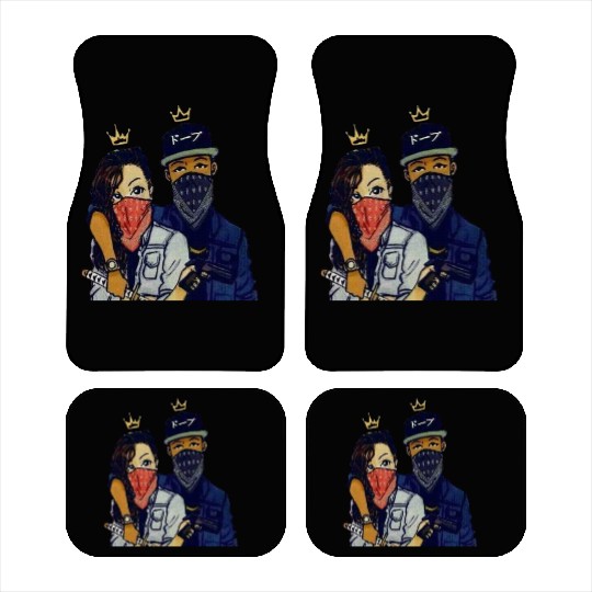 Urban Rebels Masked Duo Car Mats Design