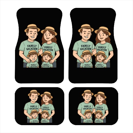 Family Vacation Matching Car Mats