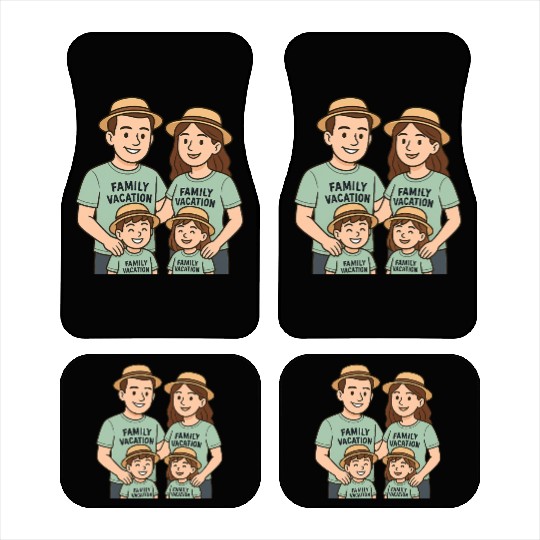 Family Vacation Matching Car Mats