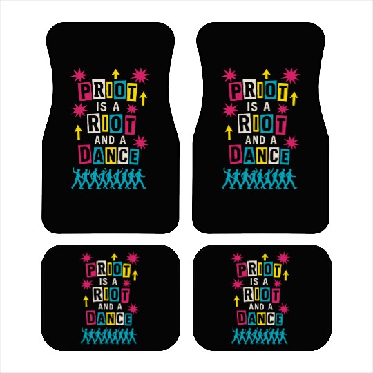 Queer Pride Queer Joy LGBTQ+ Affirmation Trans Car Mats