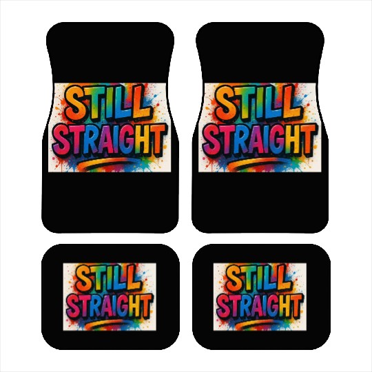 Still Straight Multi Colors Car Mats