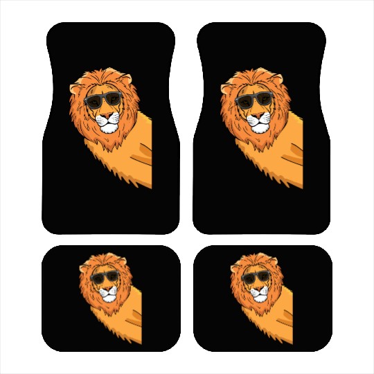 Cool Lion Lover Kids Wild Cat Lion Gifts Men Lion Car Mats