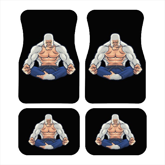 Armored Gorilla Meditation - Yoga Car Mats