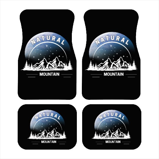 Natural Mountain Wilderness Design Car Mats