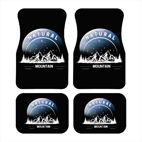 Natural Mountain Wilderness Design Car Mats