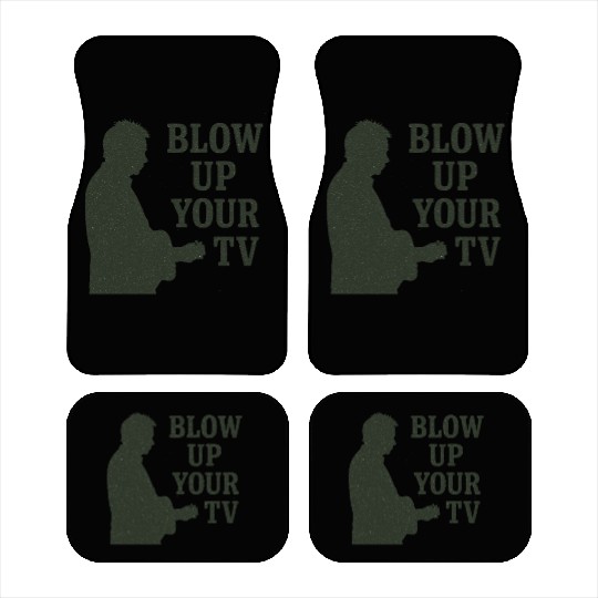 Blow Up Your TV! Dark Green Car Mats