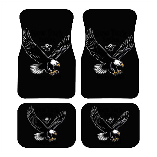 Patriotic Eagle Soccer Car Mats – USA World Cup 2026