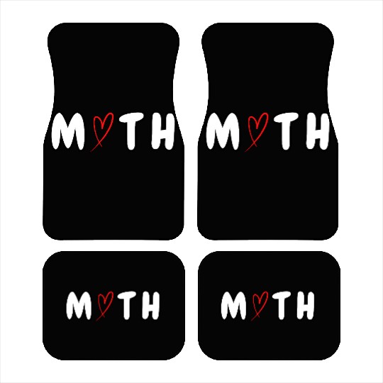 Math Love – MATH Cute Minimal Design Car Mats