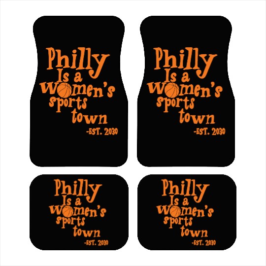 Philadelphia Women's Sports Town Car Mats