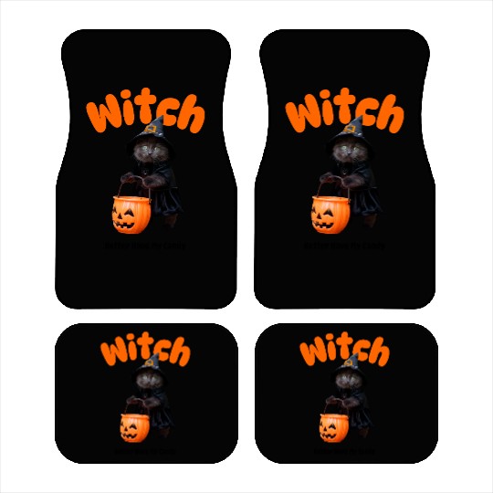 Witch Better Have My Candy halloween Car Mats
