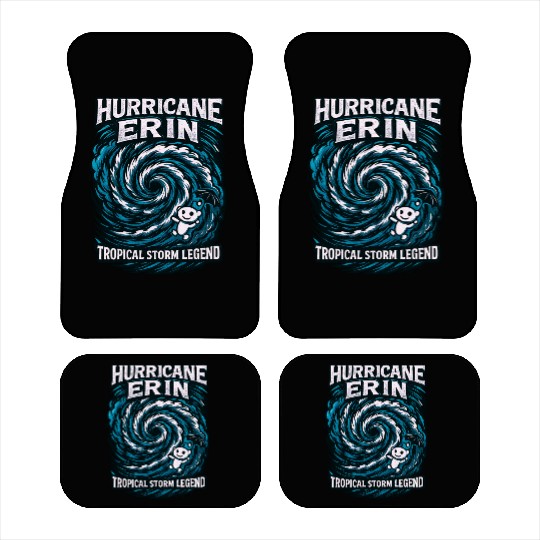 Hurricane Erin Tropical Storm Legend Car Mats