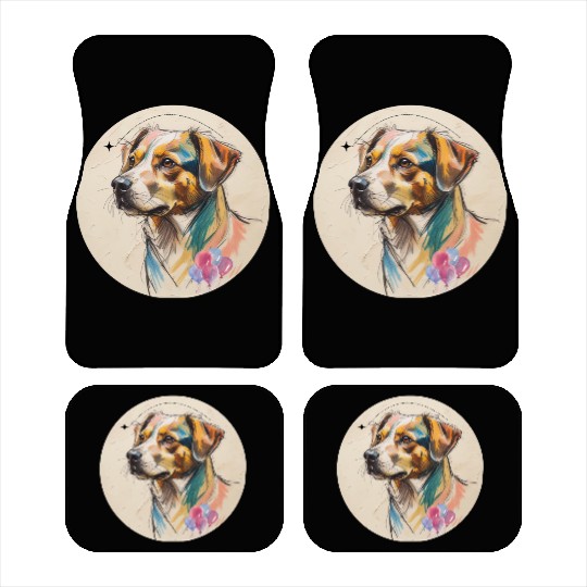 Dog Balloon Car Mats