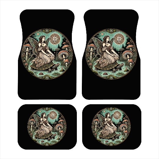 Enchanted Forest Fairy on Turtle Car Mats
