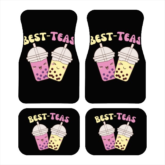 Best-Teas Cute Kawaii Bubble Tea Boba Tea Car Mats