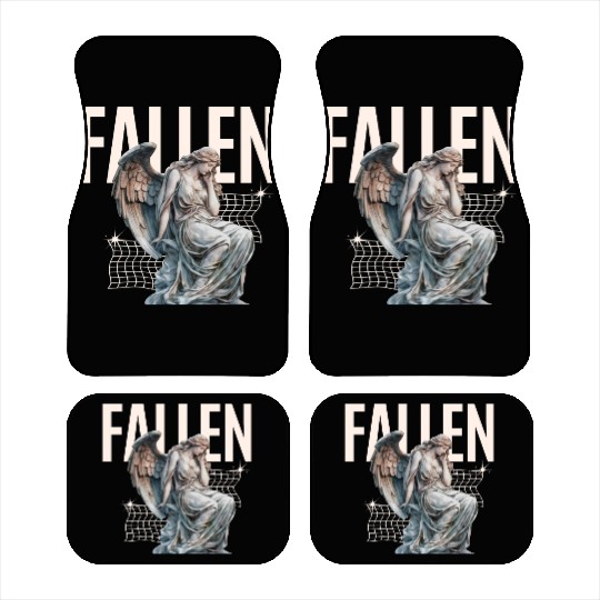 Reflective Angel Sculpture Design Car Mats