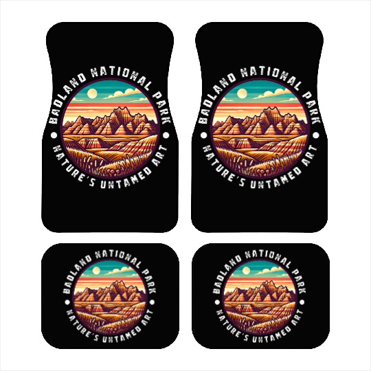 Badlands National Park Natures Untamed Car Mats