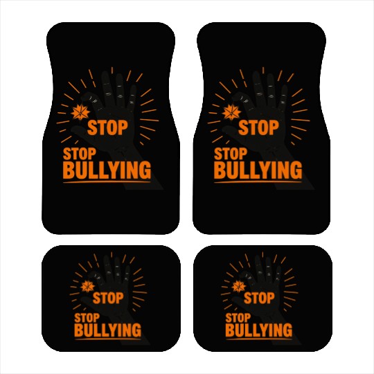 Anti-Bullying Protest Graphic Car Mats