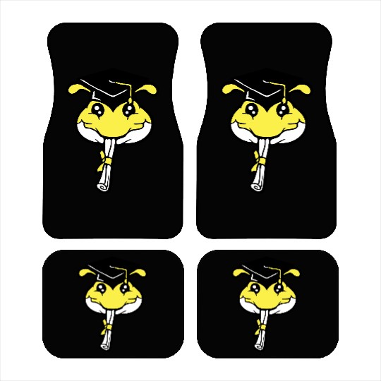 Caterpillar school graduation passed College proud Car Mats