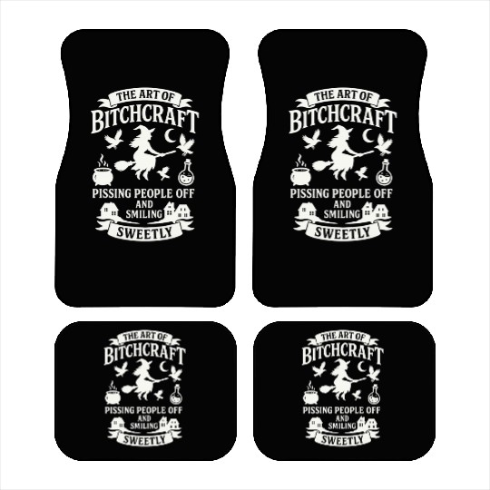 Witchcraft Humor Spell Car Mats