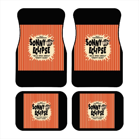 Sonny Eclipse Retro Poster Small Car Mats
