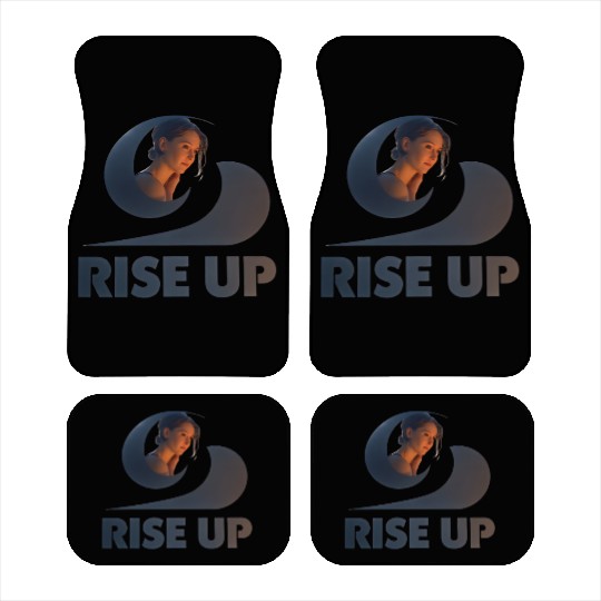 Celestial Woman and Wave Logo Car Mats