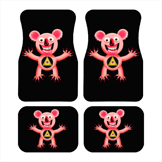 Masey the Wicked Koala Car Mats