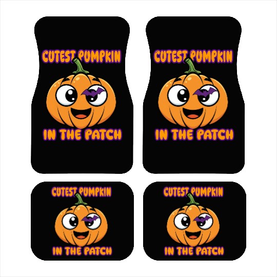 Sweet Pumpkin Car Mats, Spooky Season Car Mats