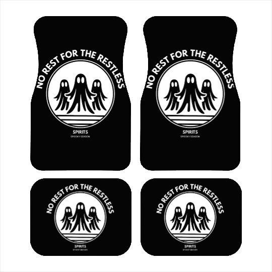 Ghostly Spirits Halloween Car Mats