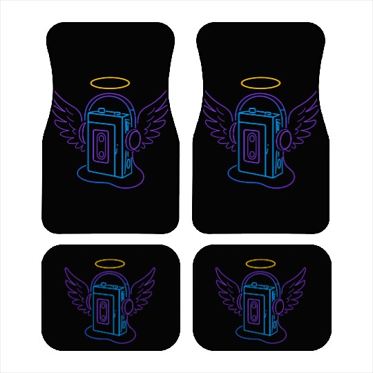 Celestial Audio Girl with Angel Wings Car Mats