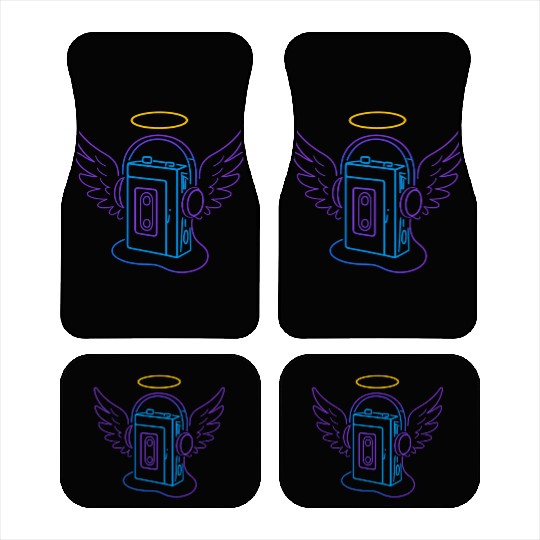 Celestial Audio Girl with Angel Wings Car Mats
