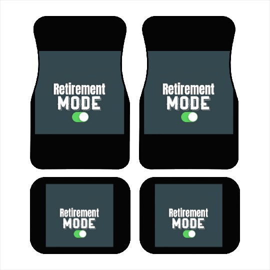 Retirement Mode Toggle Design Car Mats