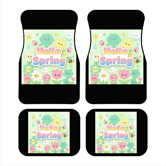 Hello Spring Car Mats