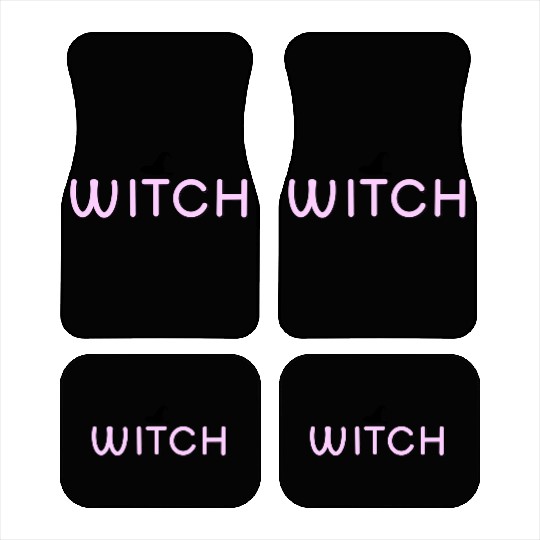 Enchanted Witchcraft Script Design Car Mats