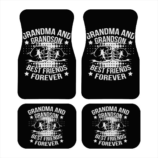 Grandma And Grandson Best Friends Car Mats