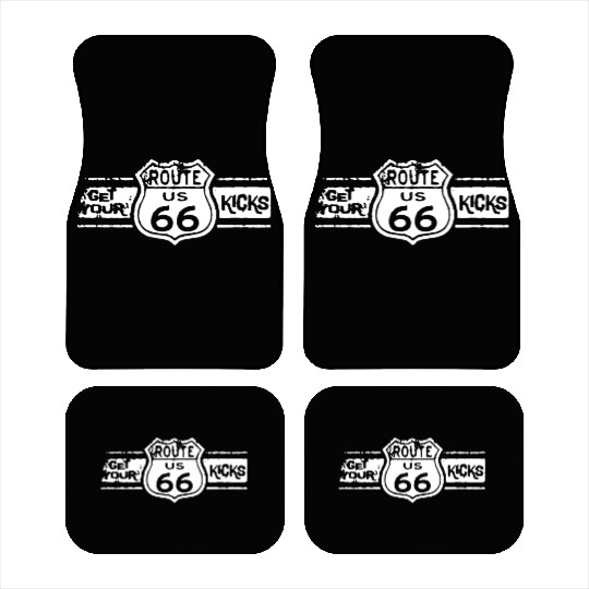 Get Your Kicks Route 66 Mechanics Work Classic Car Car Mats