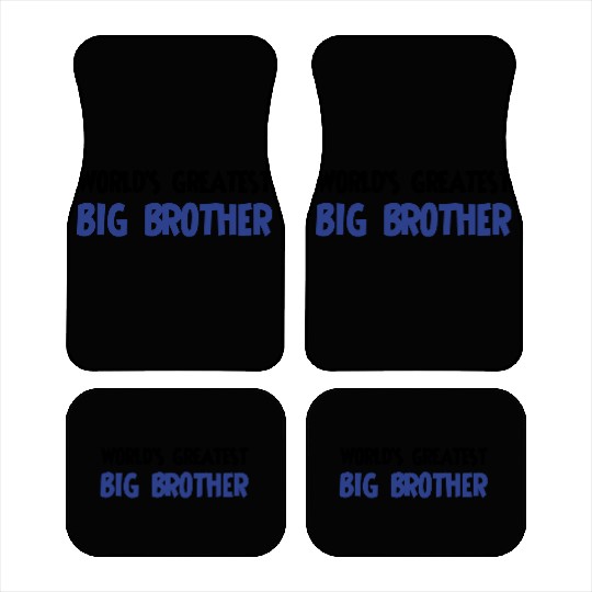 World's greatest big brother Car Mats