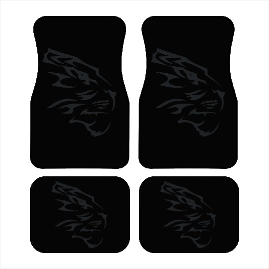 Tiger Tribal Head Tattoo 1 Car Mats