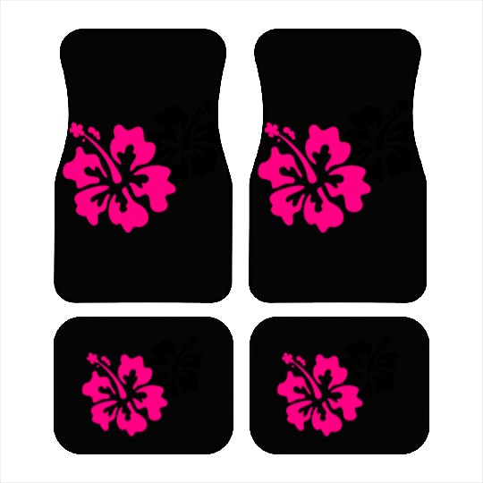 hibiscus flower Car Mats