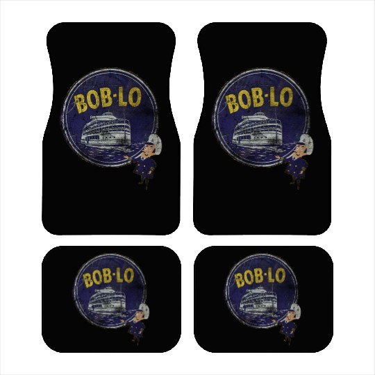 Vintage Retro Classic Cute Detroit Boblo Island Car Mats
