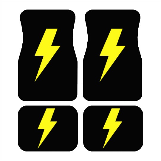 Lightning Bolt Car Mats