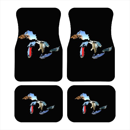Michigan Great Lakes Lighthouses Car Mats