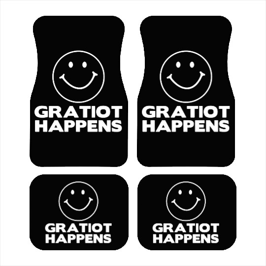 Classic Detroit Gratiot Happens Car Mats