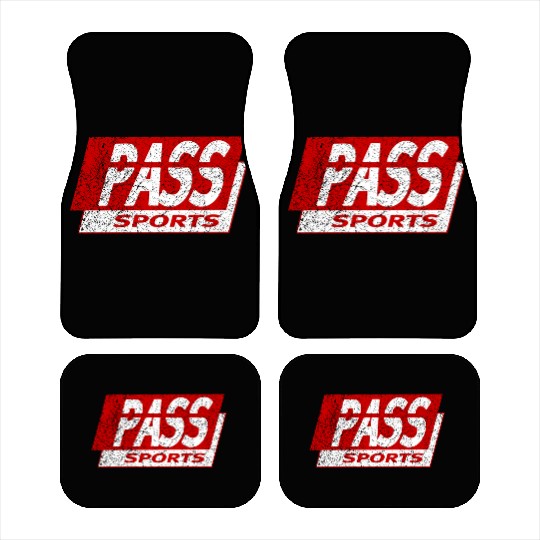 Old School Retro PASS Sports Detroit Car Mats