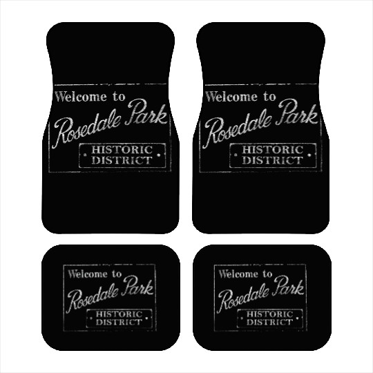 Rosedale Park Detroit Michigan Car Mats