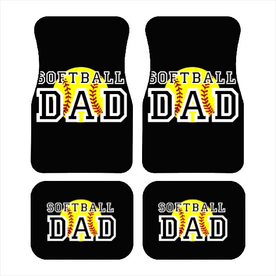 Softball Dad Car Mats