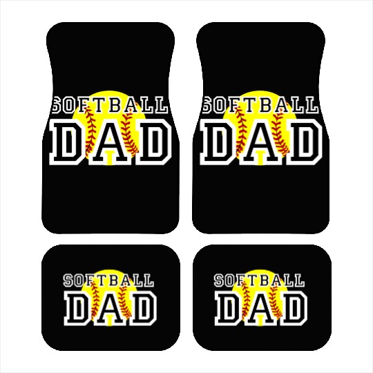 Softball Dad Car Mats