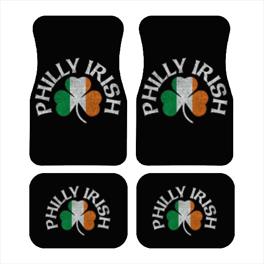 Philly Irish Shamrock Flag Apparel Car Mats